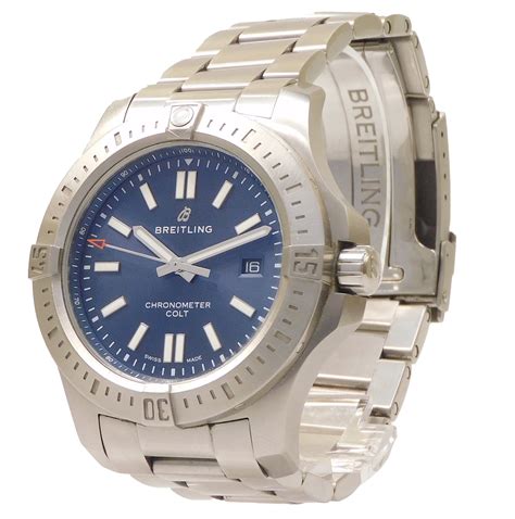 breitling colt automatic blue dial|breitling colt automatic cheapest.